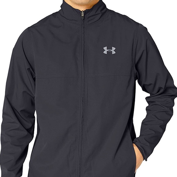 MENS BLACK UNDER ARMOUR VITAL TRAINING JACKET - Picture 1 of 6